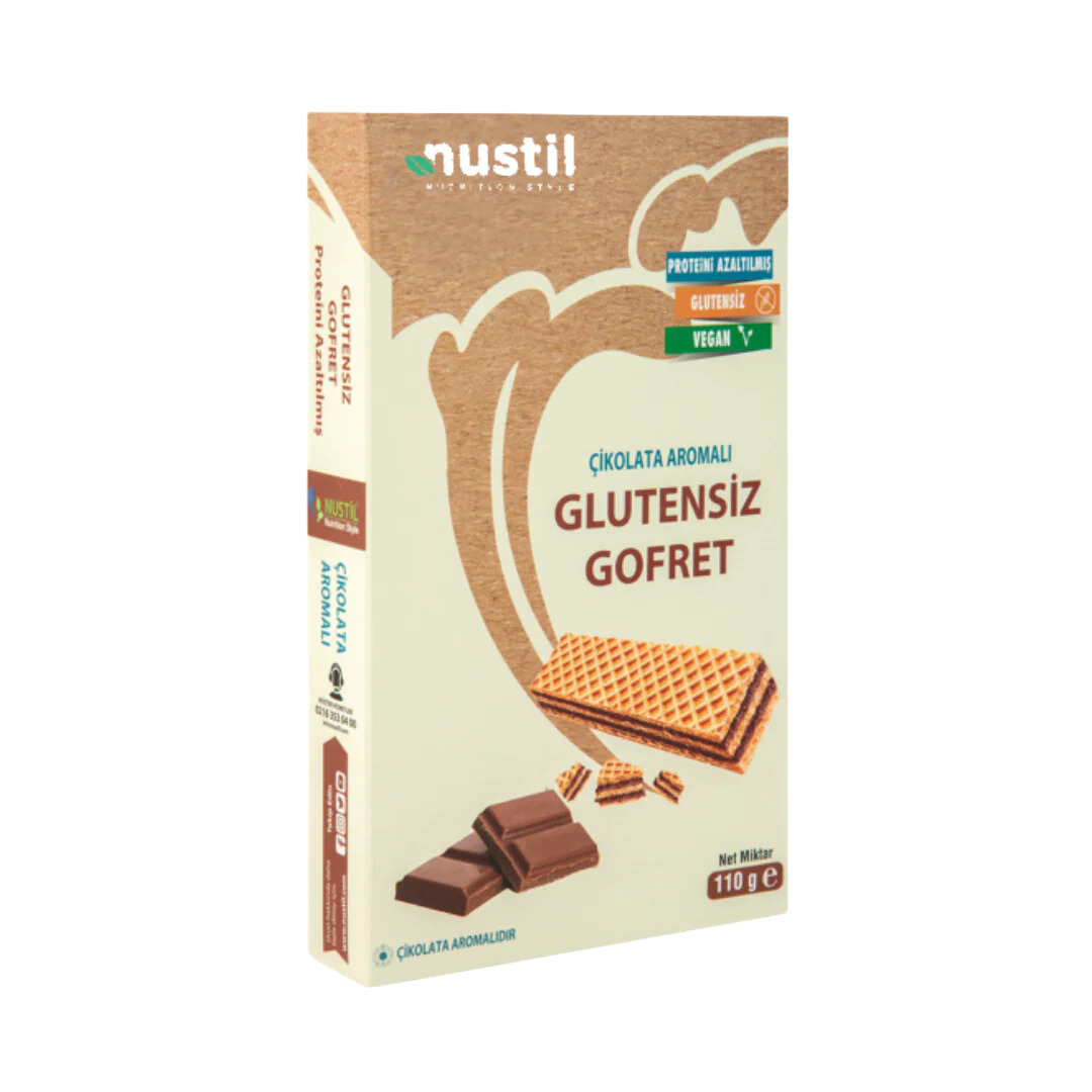 NUSTİL Çikolata Aromalı Glutensiz Gofret